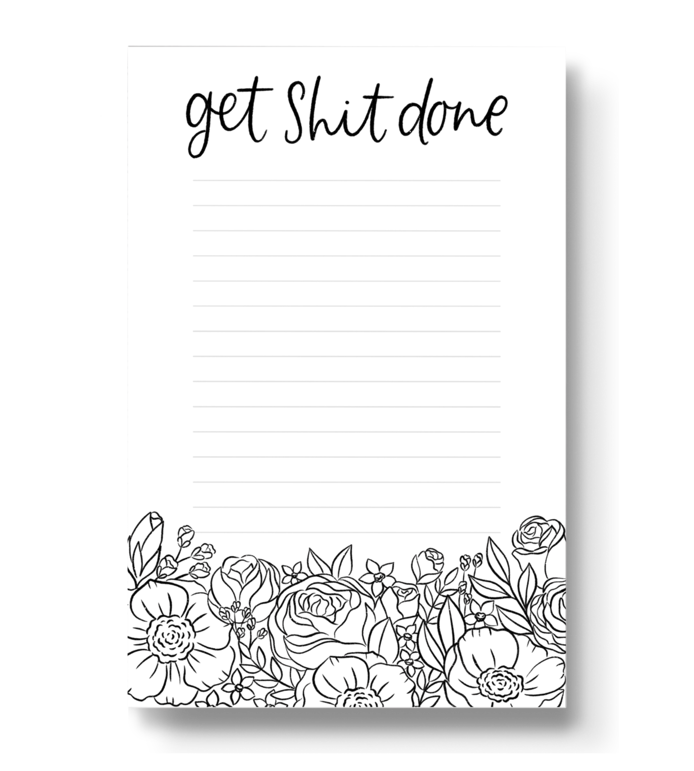 Get Shit Done Extra Large Post-It® Notes 4x6 in.